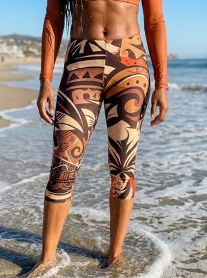 Mana Lehua swim & gym leggings