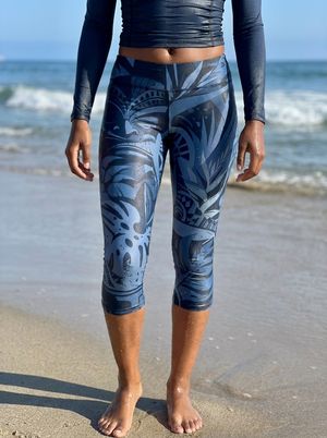 Marina Makani Uli swim & gym capri leggings