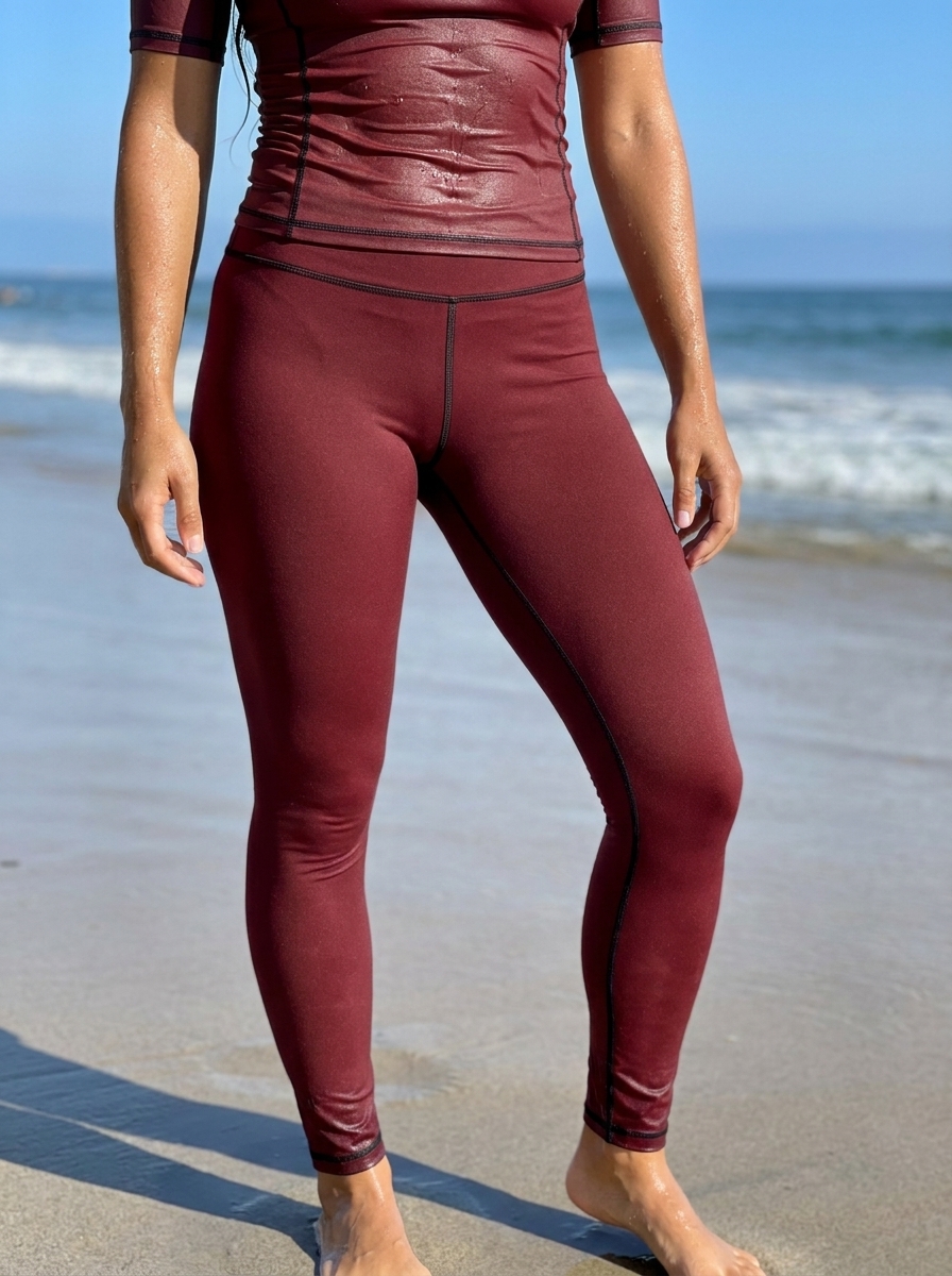 Full Length in Maroon
