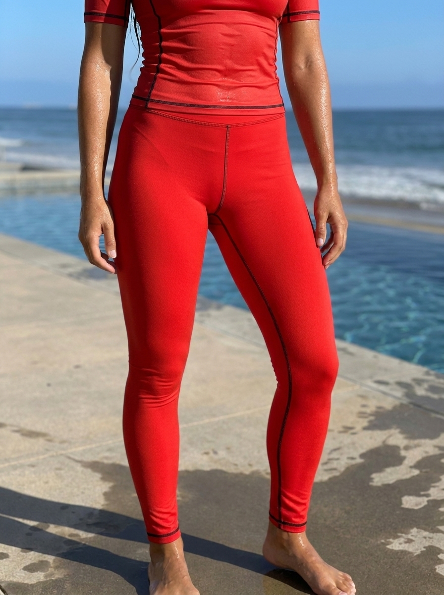 Full Length in Ferrari Red