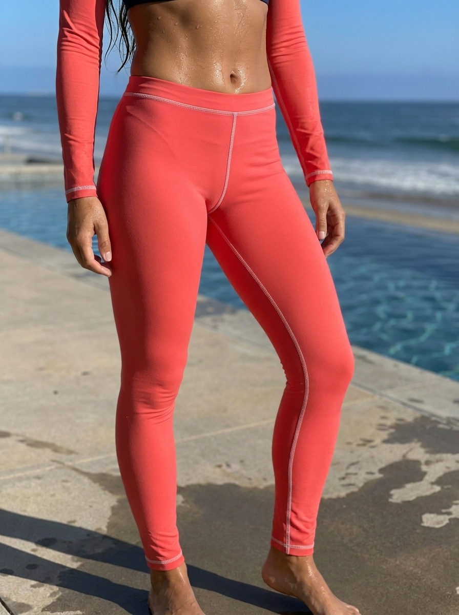 Full Length in Neon Coral