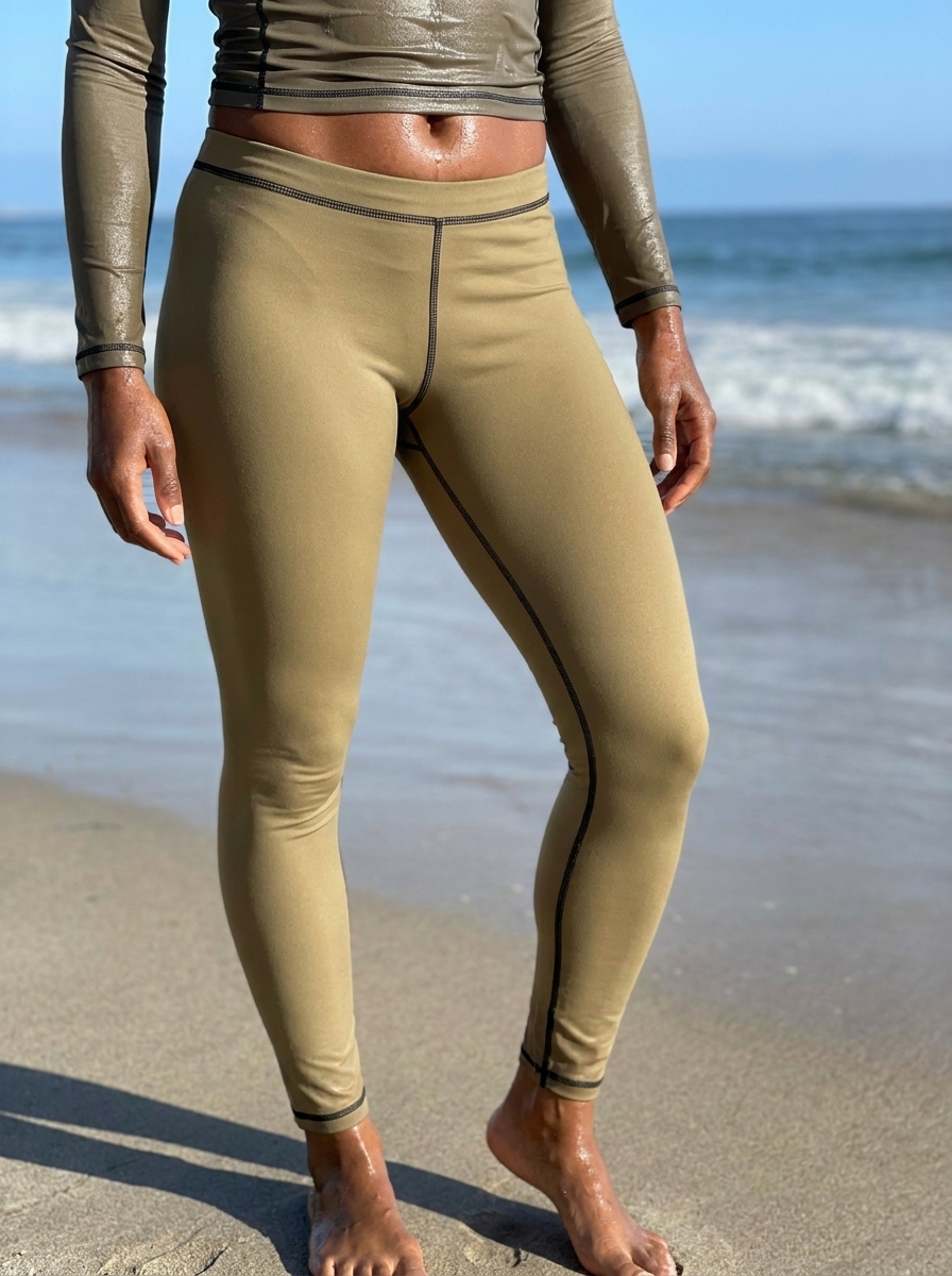 Full Length in Khaki