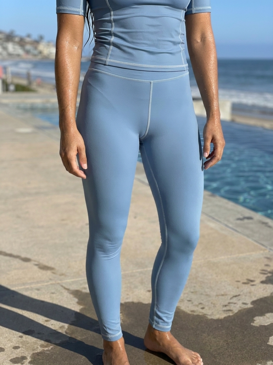 Full Length in Dusty Blue