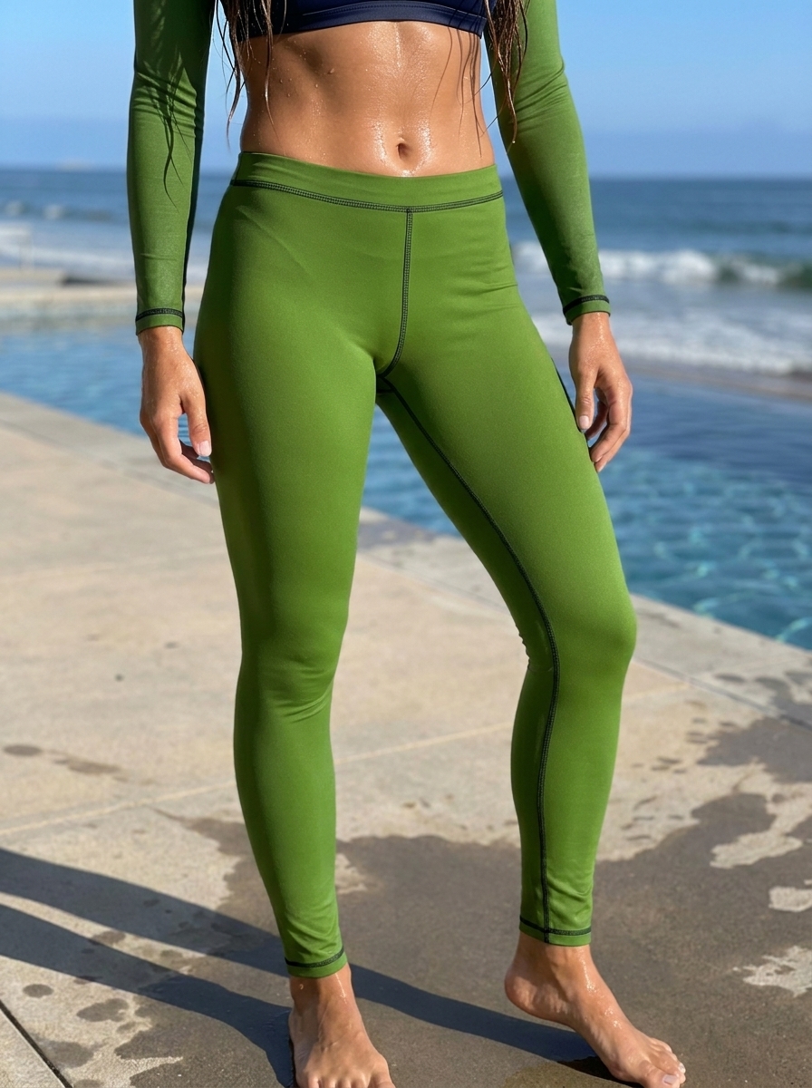 Full Length in Avocado Green