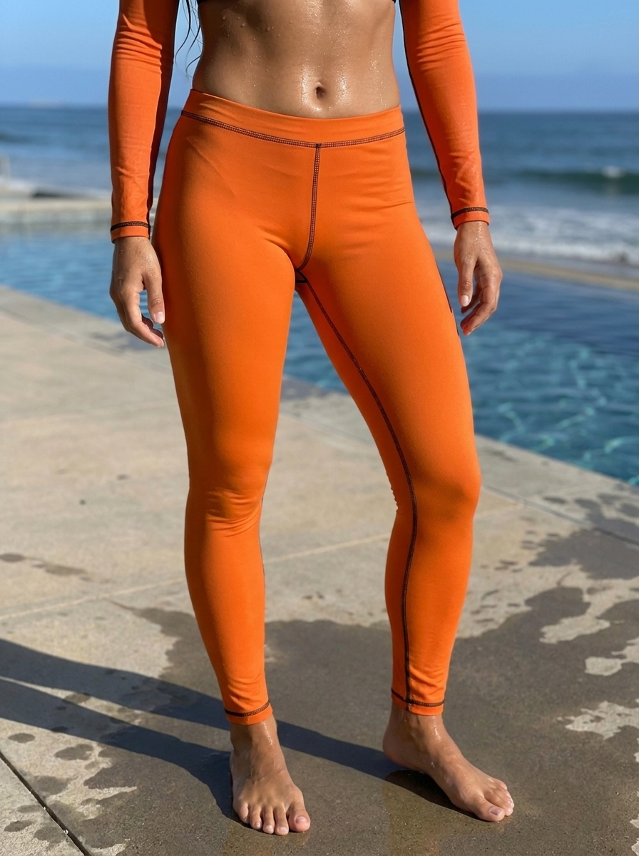 Full Length in Citrus Orange