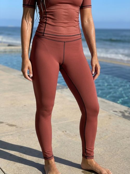 Marsala Classic Leggings Women's Leggings — Lolekai