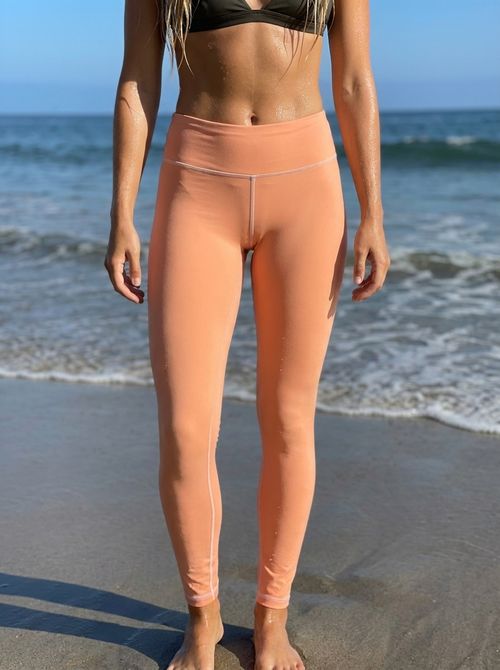 Peach Fuzz Classic Leggings Women's Leggings — Lolekai