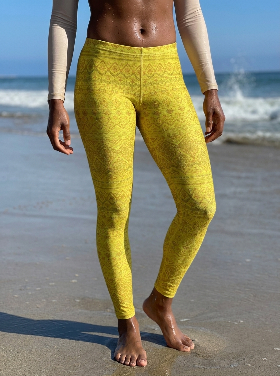 Full Length in Neon Yellow Serenade