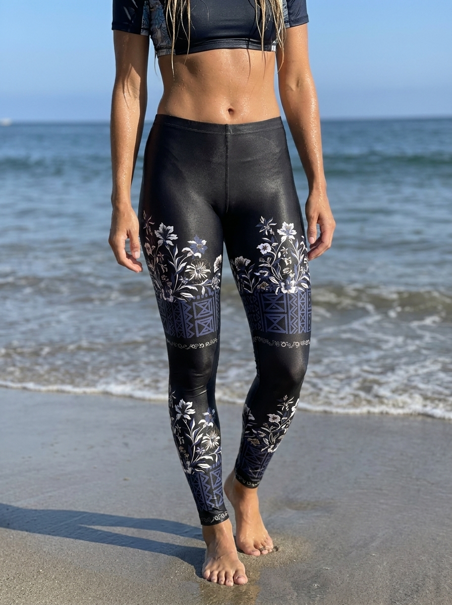 Full Length in Black / Sapphire Kapa Tapa