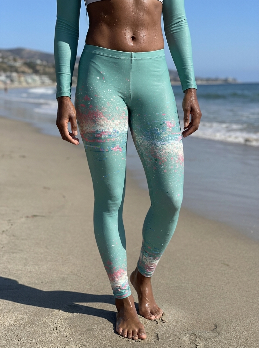 Full Length in Jelly Mint Pixelate