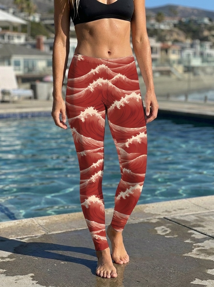 Full Length in Fiery Red Surge