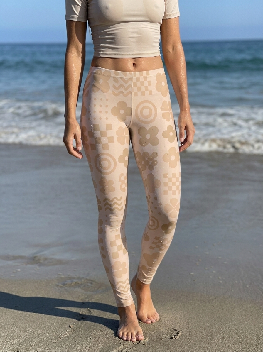 Full Length in Angora Flora