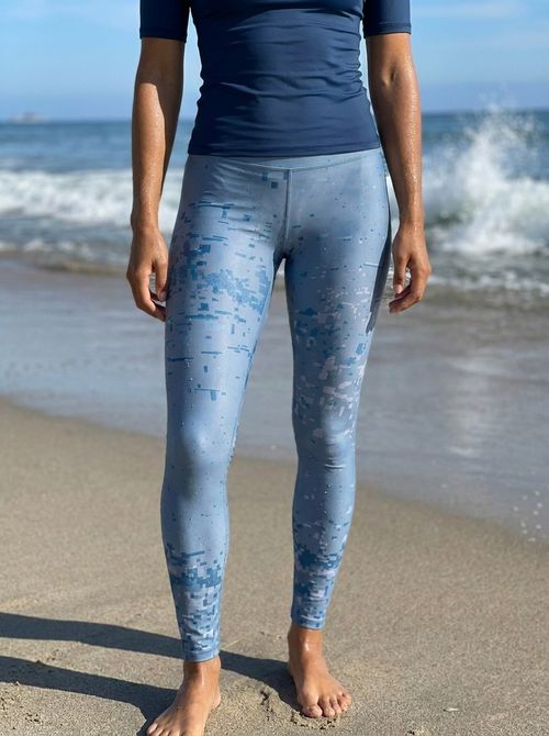 Blue Aura Riptide Classic Leggings Women's Leggings — Lolekai