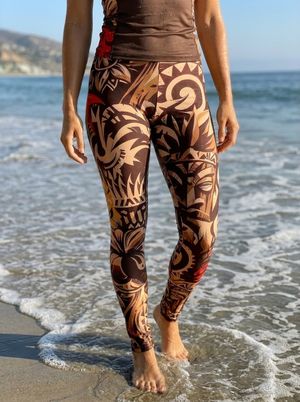 Nalu Lehua Classic swim & gym leggings