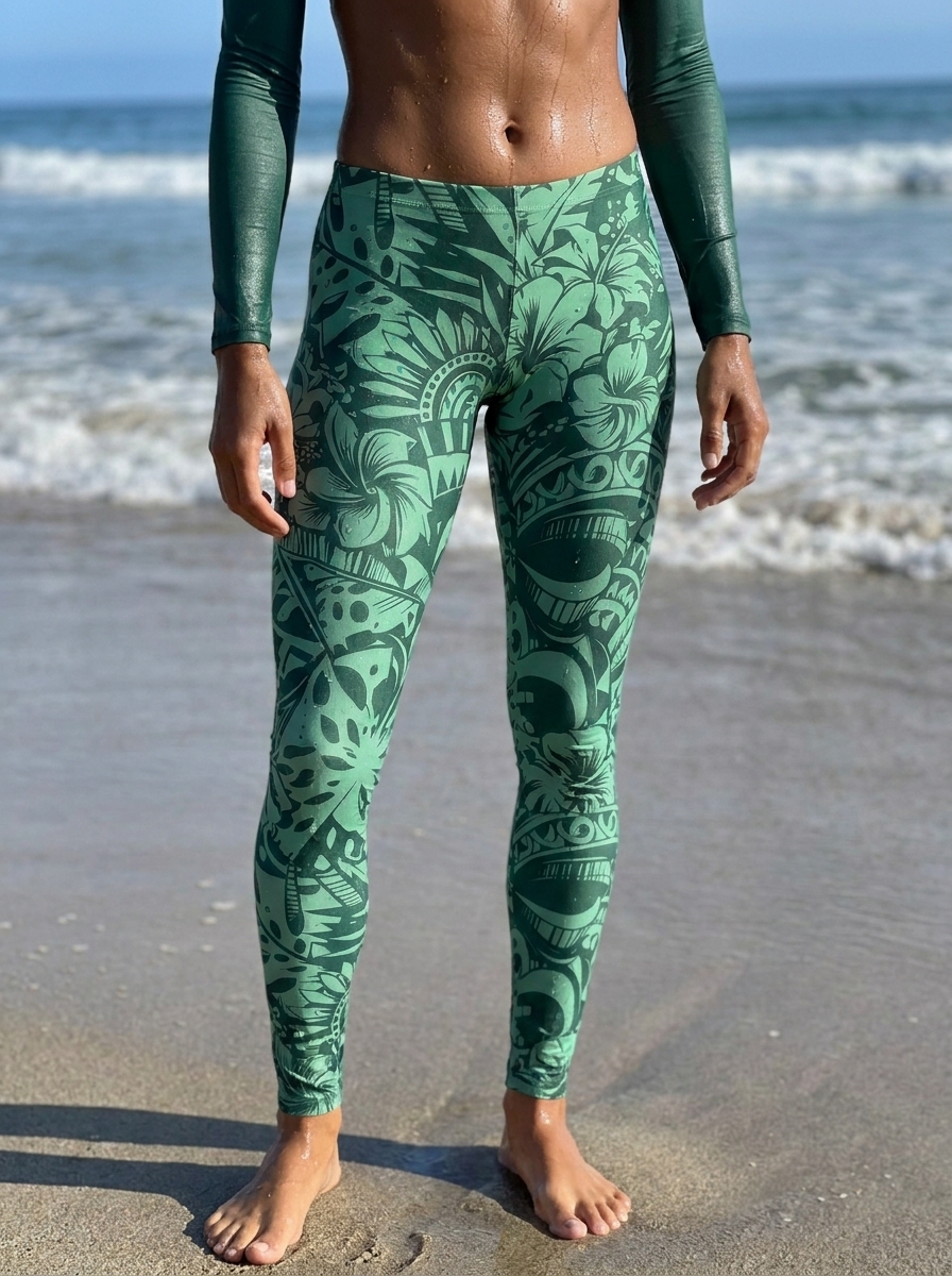 Full Length in Runway Emerald Honua Uli