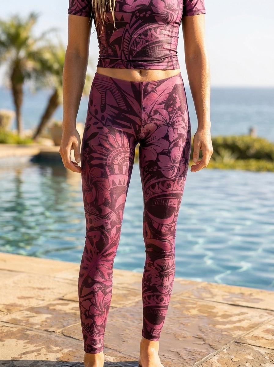 Full Length in Amaranth Honua Poni