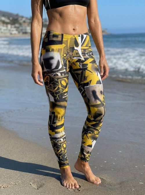 Amber Haze Rebar Classic swim & gym leggings