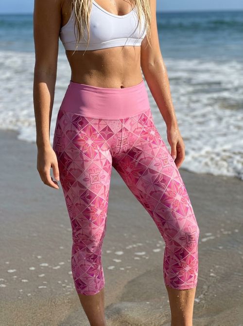 Poppy Leggings Capri Yoga Leggings — Lolekai