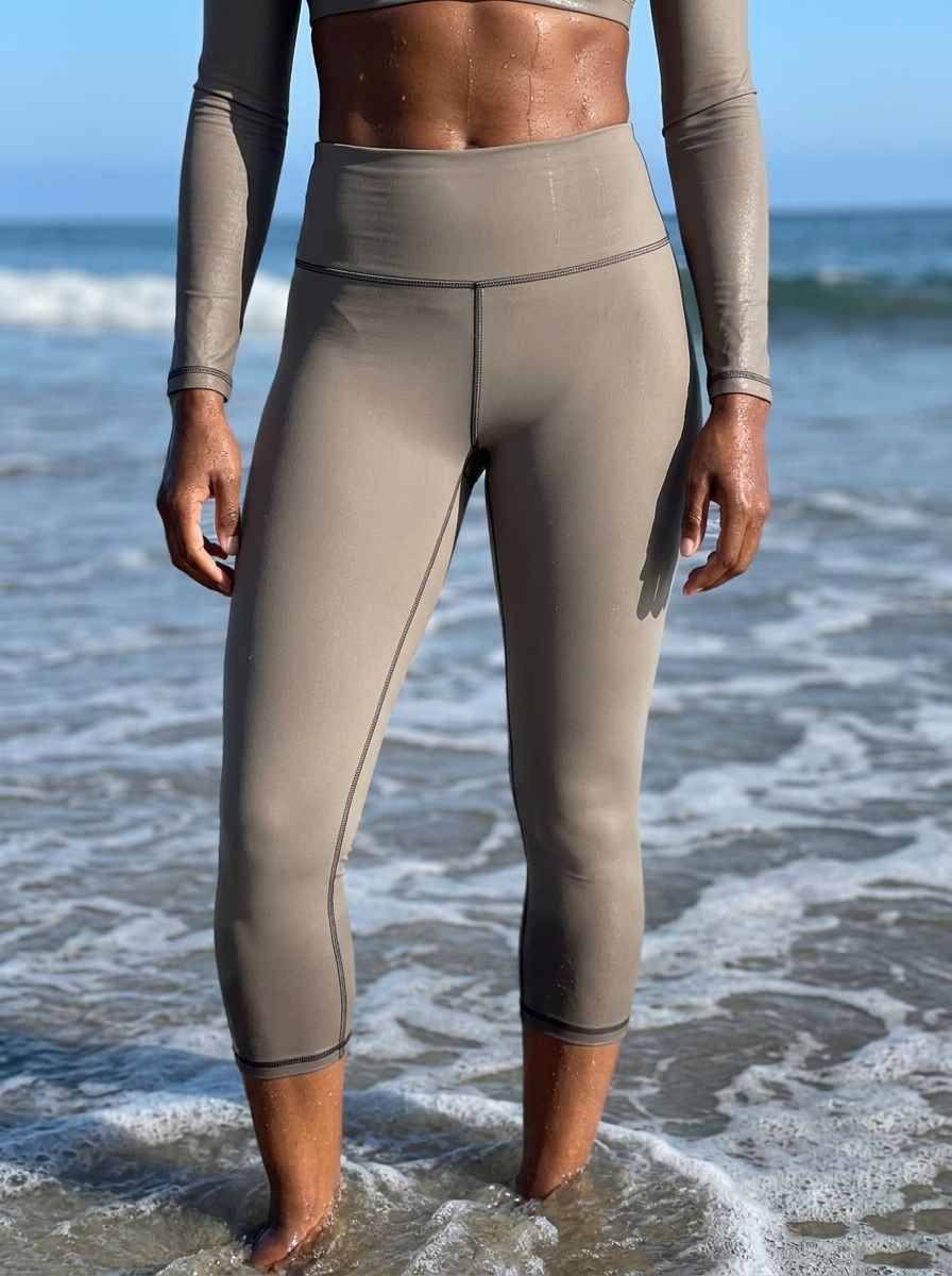 High Waist in Cool Taupe