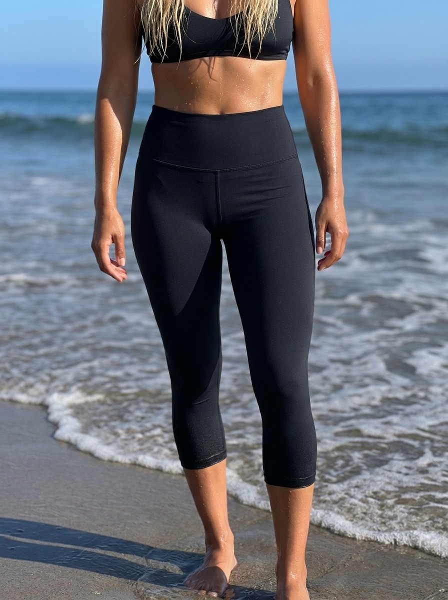High Waist in Midnight Black