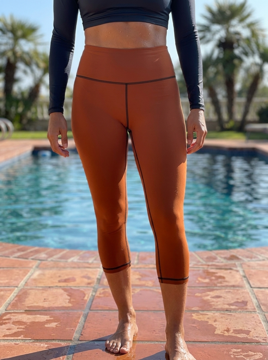 High Waist in Burnt Sienna