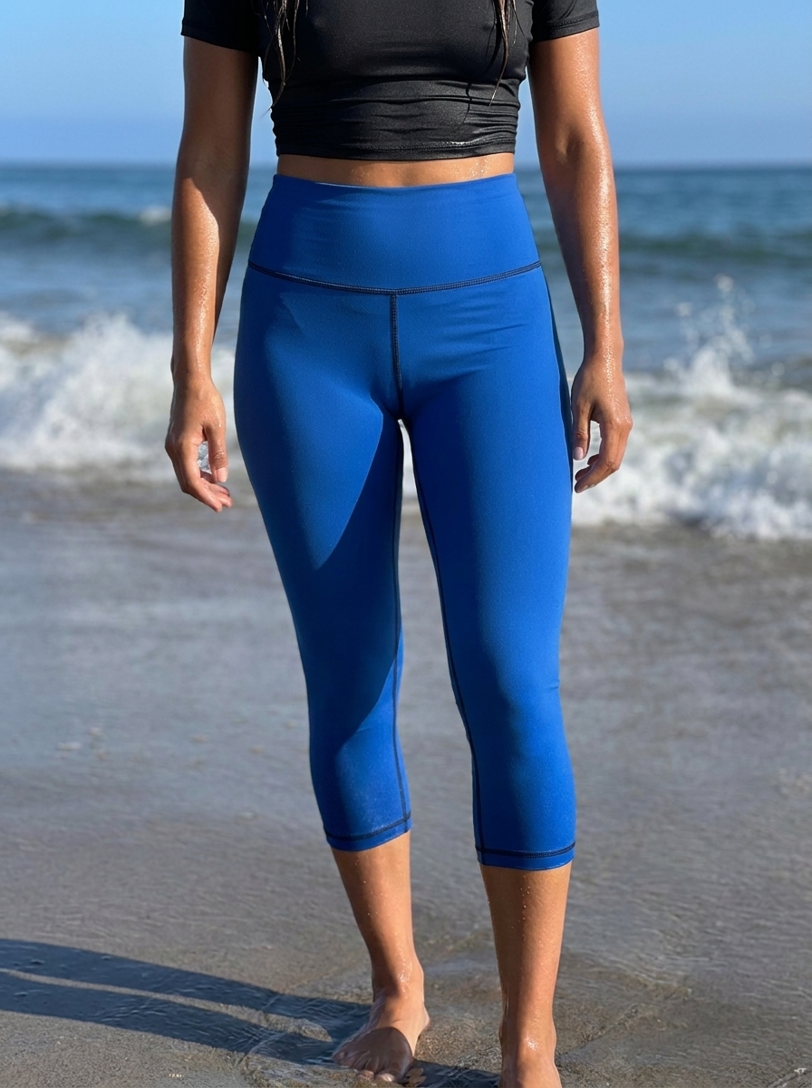 High Waist in Cobalt