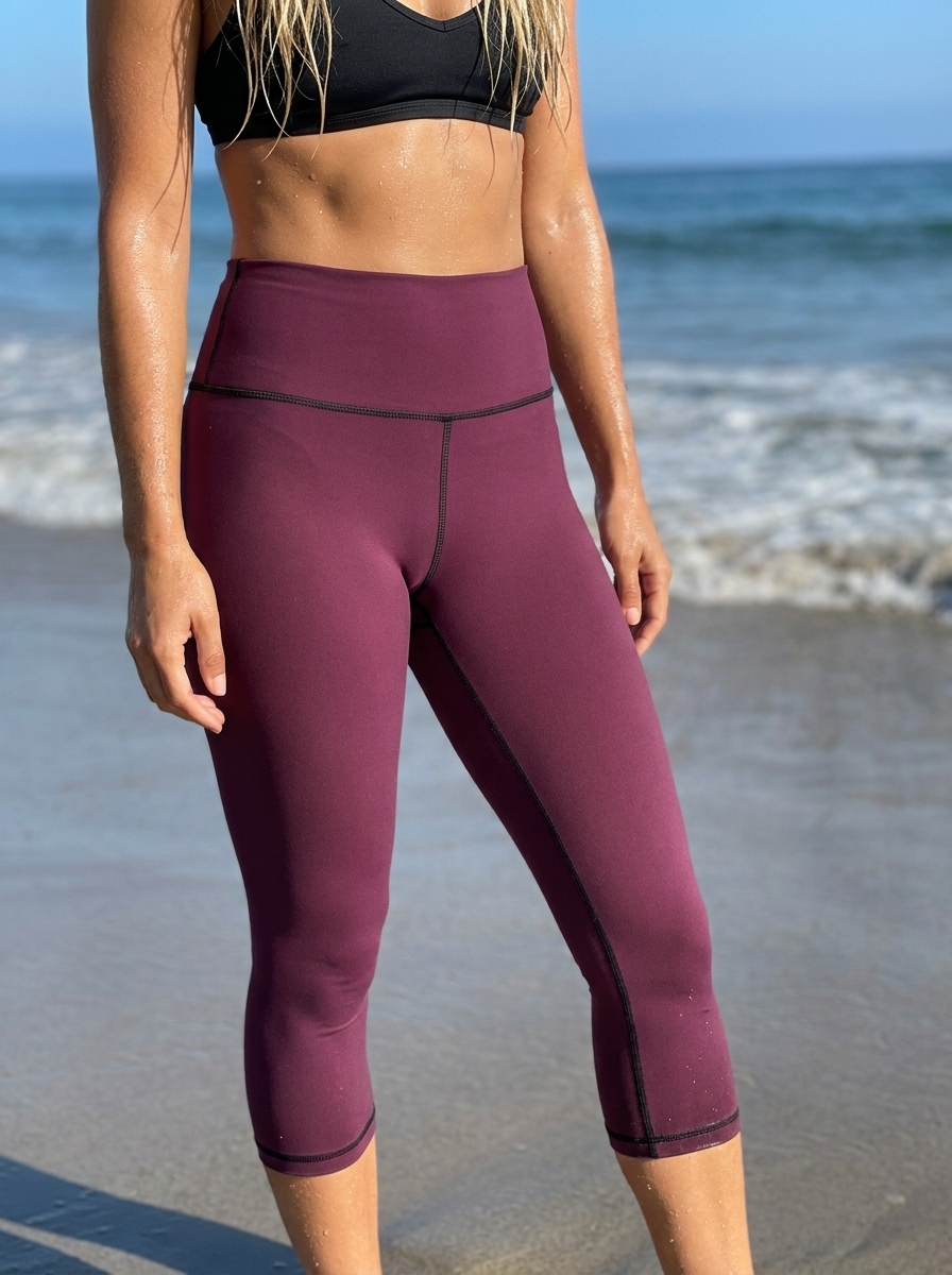 High Waist in Amaranth