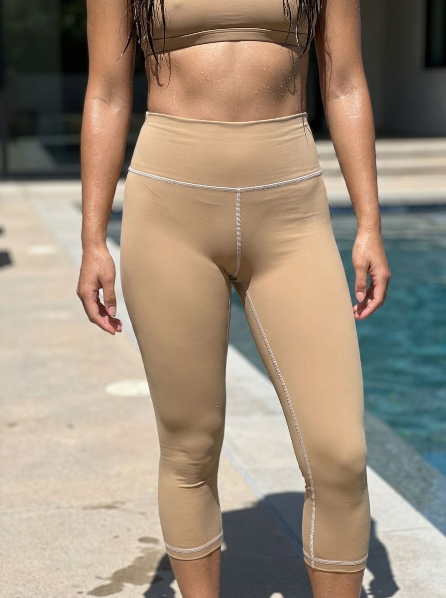 High Waist in Chanel Beige