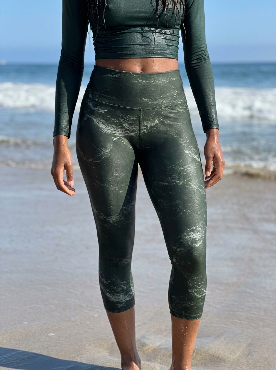 High Waist in Sycamore Eclipse