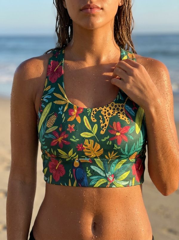 Vivid Horizons Collection longline sports bras