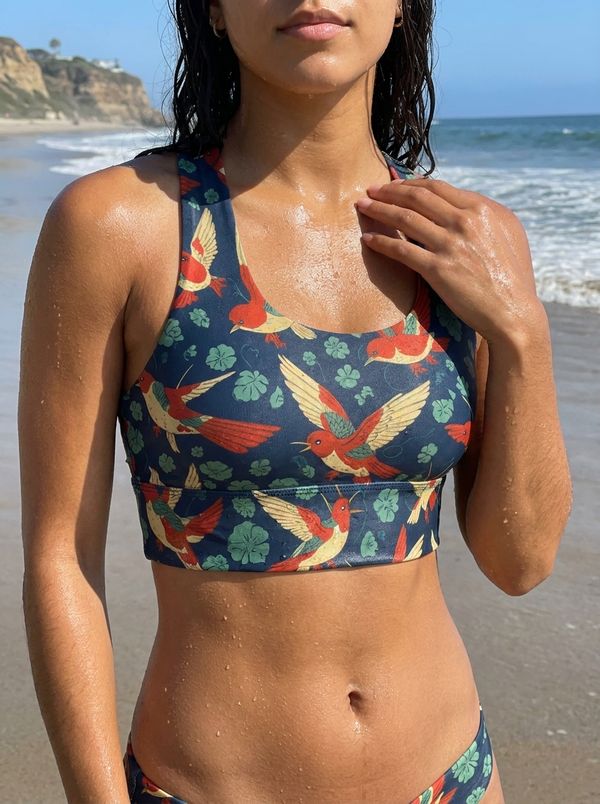 Moonlit Flow Eclipse Longline Sports Bra