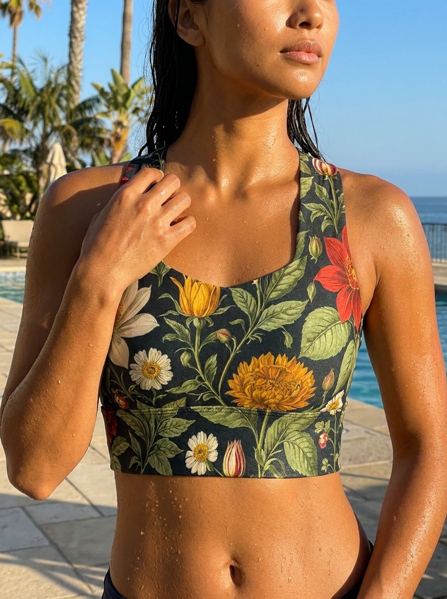 Sylvan Swim & Gym Bra Longline Sports Bra — Lolekai