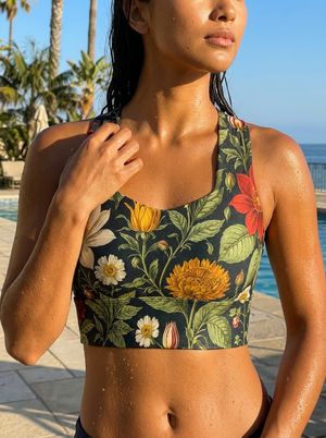 Sylvan Swim & Gym Bra Longline Sports Bra — Lolekai