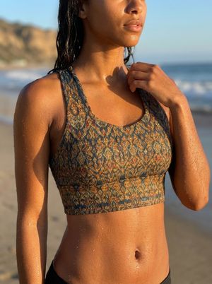 Lotus Swim & Gym Bra Longline Sports Bra — Lolekai