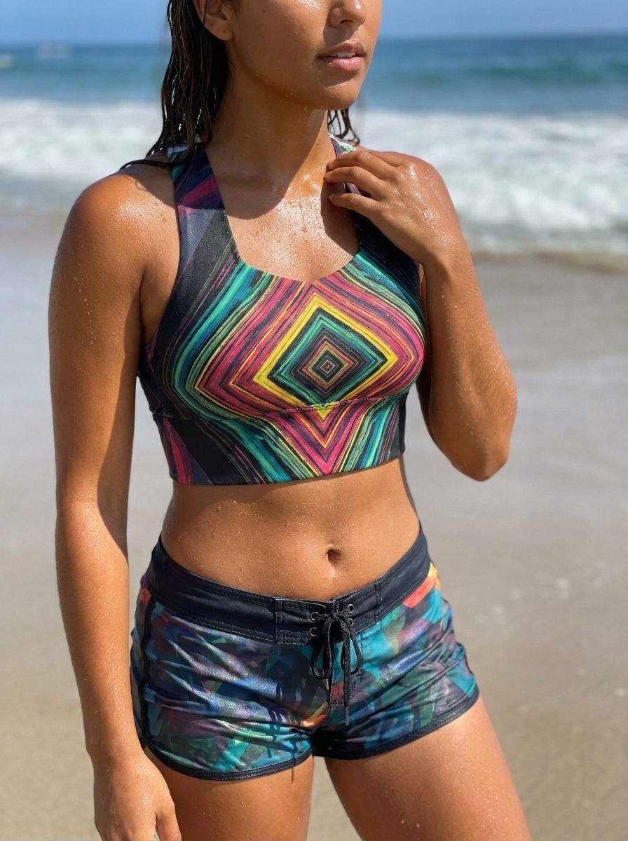 Flux Swim & Gym Bra Longline Sports Bra — Lolekai