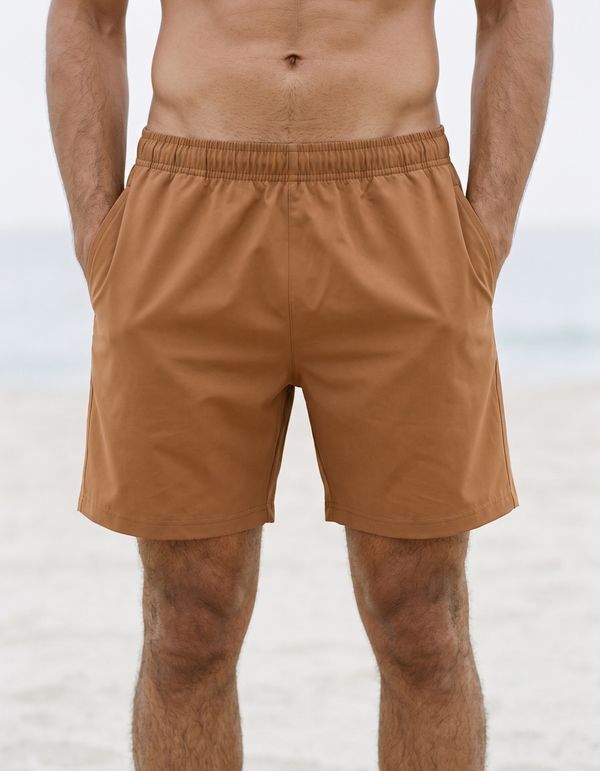 Men's Swim Trunks in Adobe