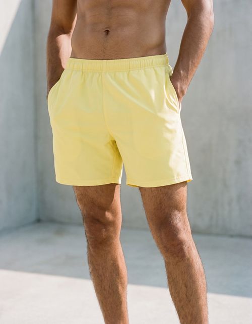 Baby Yellow Men's Swim Trunks