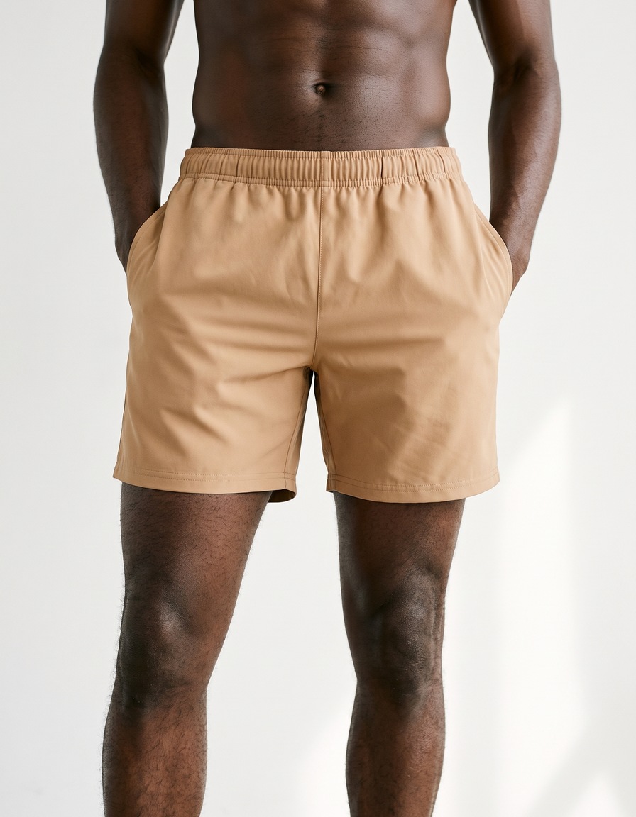 Swim trunks in Biscuit
