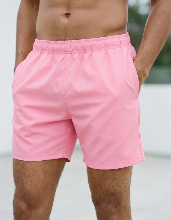 Men's Swim Trunks in Bubblegum