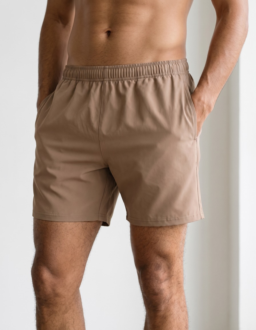 Swim trunks in Cappuccino
