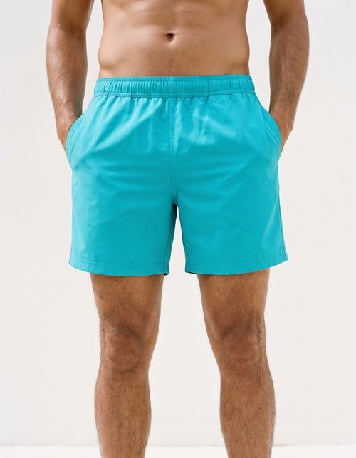 Caribbean Blue Men's Swim Trunks