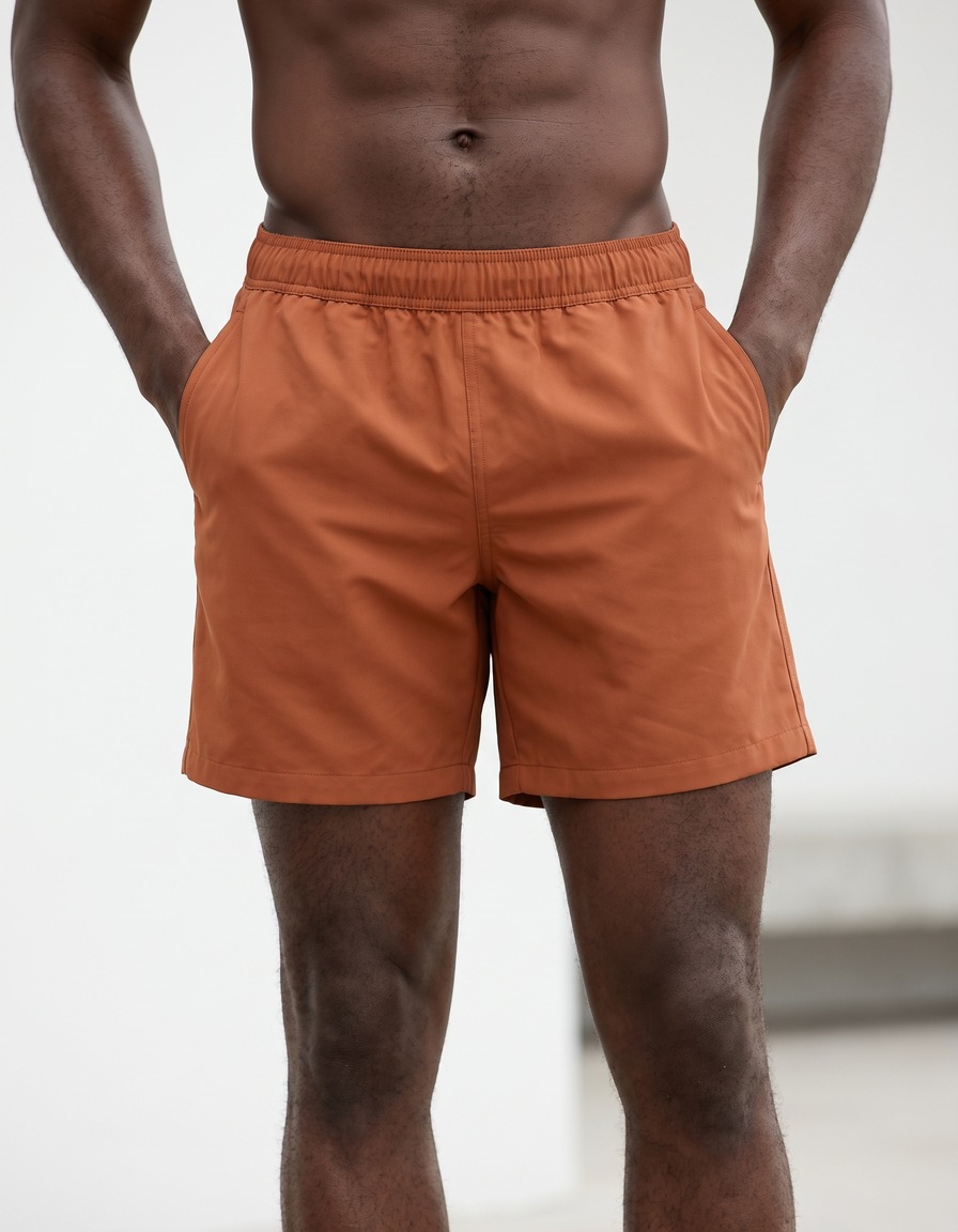 Swim trunks in Cinnamon