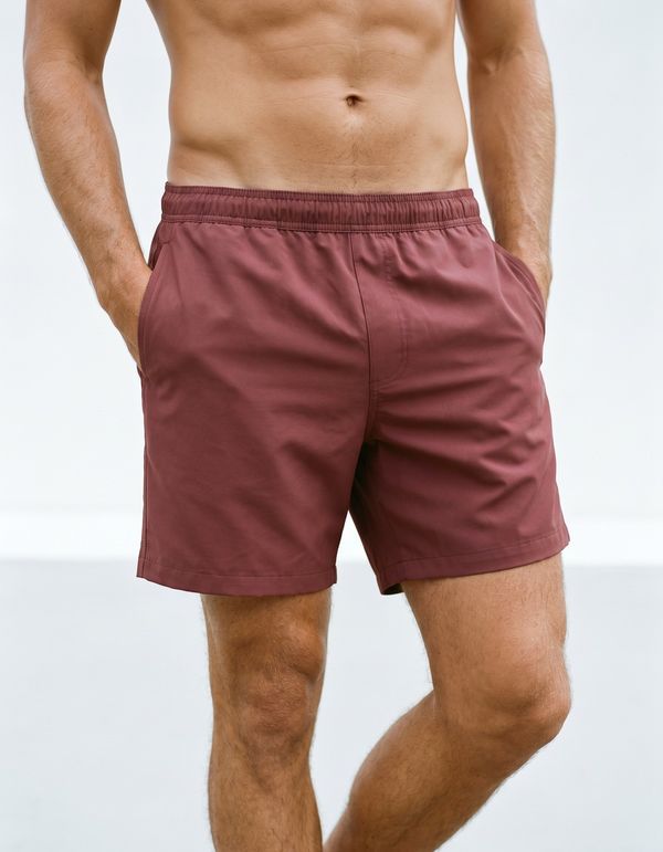 Men's Swim Trunks in Cordovan