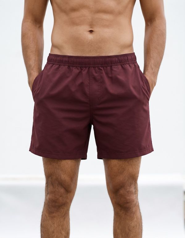 Men's Swim Trunks in Currant