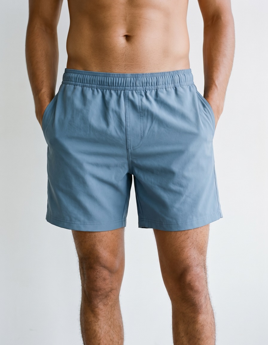 Swim trunks in Dusty Blue