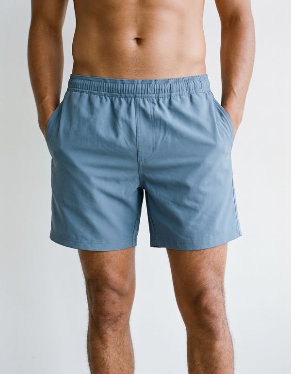 Men's Swim Trunks in Dusty Blue
