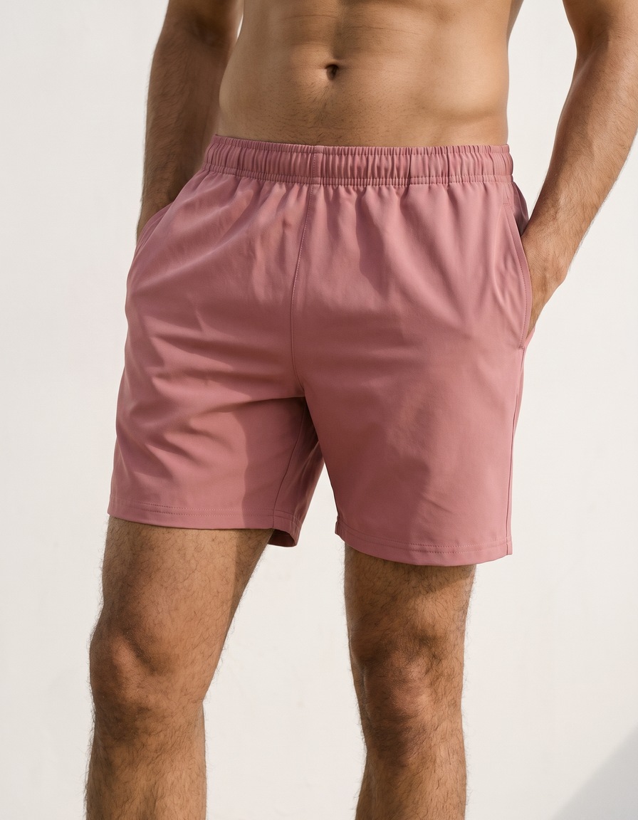 Swim trunks in Dusty Rose