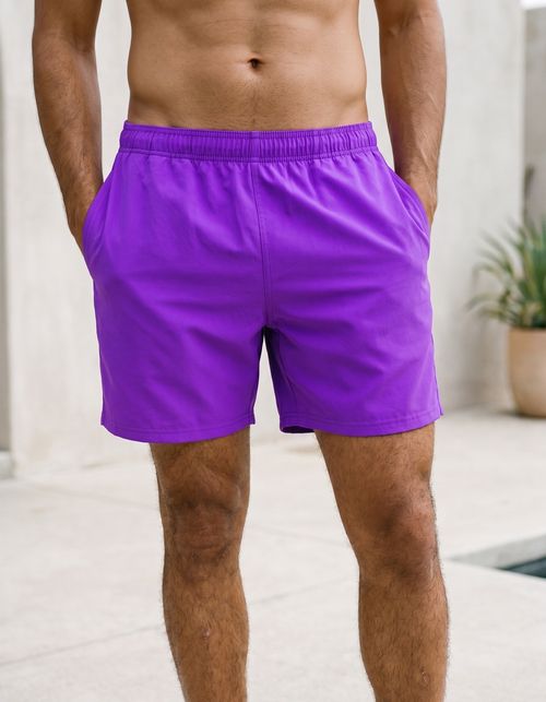 Electric Violet Men's Swim Trunks
