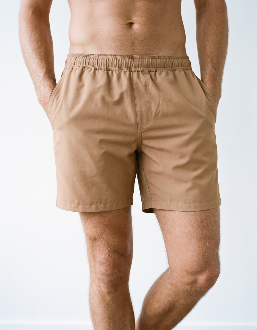 Swim trunks in Fawn