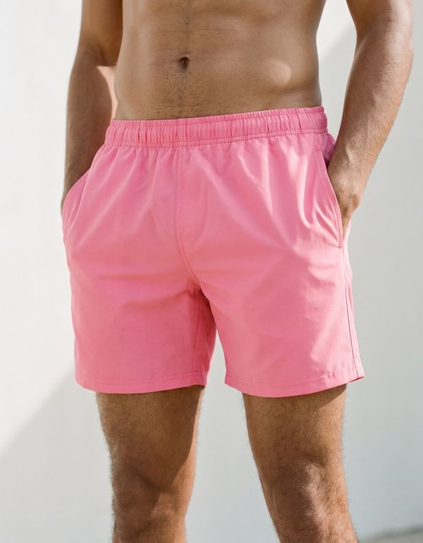 Men's Swim Trunks in Flamingo